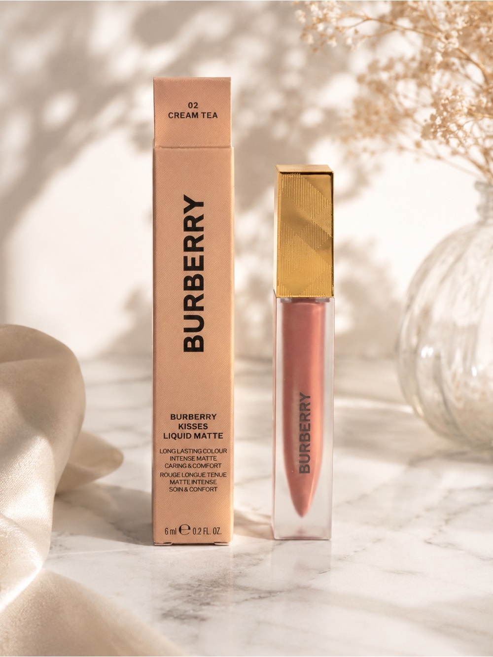 Burberry Kisses Liquid Matte Lipstick – Cream Tea 02